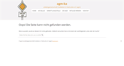 Desktop Screenshot of agm-ka.de